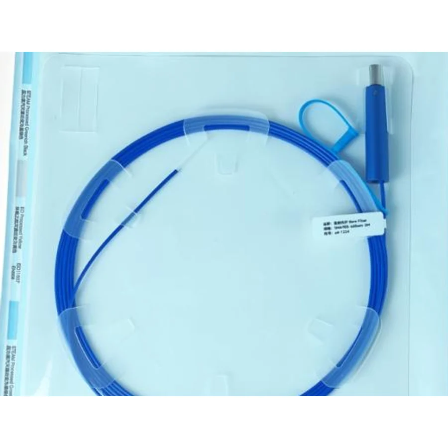 Fibra óptica recta para endoláser
